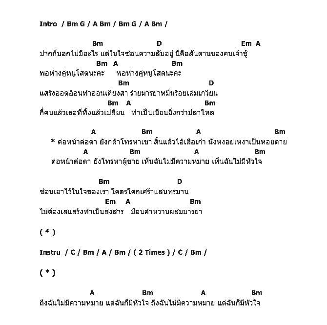 คอร์ดเพลง เนื้อเพลง สันดานเจ้าชู้ (ควาย 2), คอร์ดเพลง สันดานเจ้าชู้ (ควาย 2) ของ ธันวา ราศีธนู, คอร์ดเพลงของ ธันวา ราศีธนู, เนื้อร้อง สันดานเจ้าชู้ (ควาย 2) ธันวา ราศีธนู, สันดานเจ้าชู้ (ควาย 2) คอร์ดง่าย ๆ, คอร์ด สันดานเจ้าชู้ (ควาย 2) ต้นฉบับ