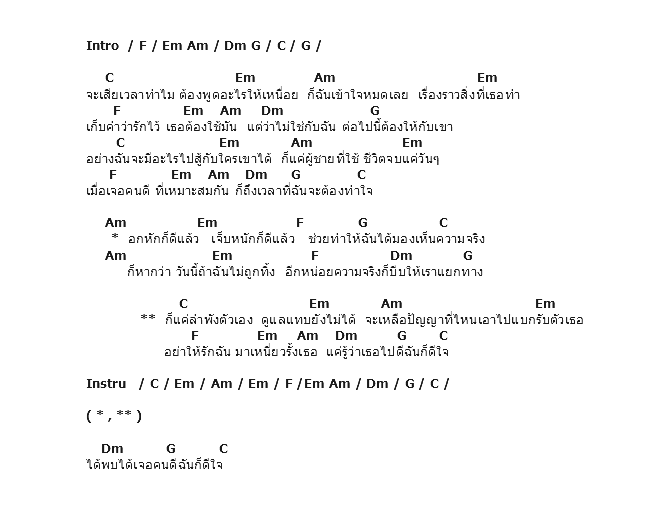 คอร์ดเพลง เนื้อเพลง อกหักก็ดีแล้ว, คอร์ดเพลง อกหักก็ดีแล้ว ของ ไท ธนาวุฒิ, คอร์ดเพลงของ ไท ธนาวุฒิ, เนื้อร้อง อกหักก็ดีแล้ว ไท ธนาวุฒิ, อกหักก็ดีแล้ว คอร์ดง่าย ๆ, คอร์ด อกหักก็ดีแล้ว ต้นฉบับ