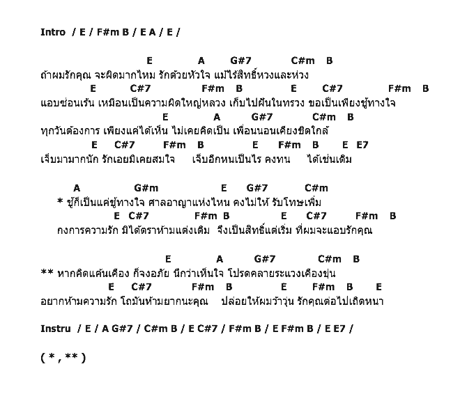คอร์ดเพลง เนื้อเพลง ชู้ทางใจ, คอร์ดเพลง ชู้ทางใจ ของ เท่ห์ อุเทน พรหมมินทร์, คอร์ดเพลงของ เท่ห์ อุเทน พรหมมินทร์, เนื้อร้อง ชู้ทางใจ เท่ห์ อุเทน พรหมมินทร์, ชู้ทางใจ คอร์ดง่าย ๆ, คอร์ด ชู้ทางใจ ต้นฉบับ