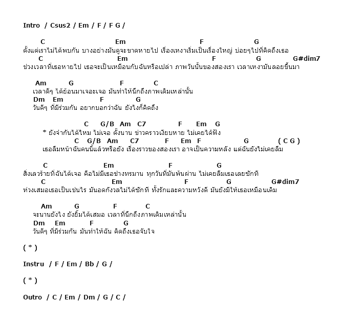 คอร์ดเพลง เนื้อเพลง ยังจำกันได้ไหม, คอร์ดเพลง ยังจำกันได้ไหม ของ บี้ The Star, คอร์ดเพลงของ บี้ The Star, เนื้อร้อง ยังจำกันได้ไหม บี้ The Star, ยังจำกันได้ไหม คอร์ดง่าย ๆ, คอร์ด ยังจำกันได้ไหม ต้นฉบับ