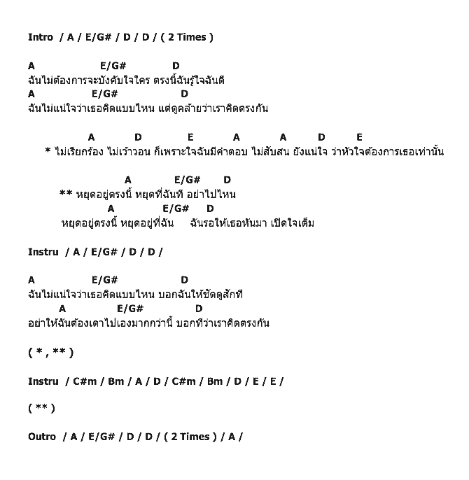คอร์ดเพลง เนื้อเพลง เพราะใจมีคำตอบ, คอร์ดเพลง เพราะใจมีคำตอบ ของ โซเฟีย สโมสร, คอร์ดเพลงของ โซเฟีย สโมสร, เนื้อร้อง เพราะใจมีคำตอบ โซเฟีย สโมสร, เพราะใจมีคำตอบ คอร์ดง่าย ๆ, คอร์ด เพราะใจมีคำตอบ ต้นฉบับ
