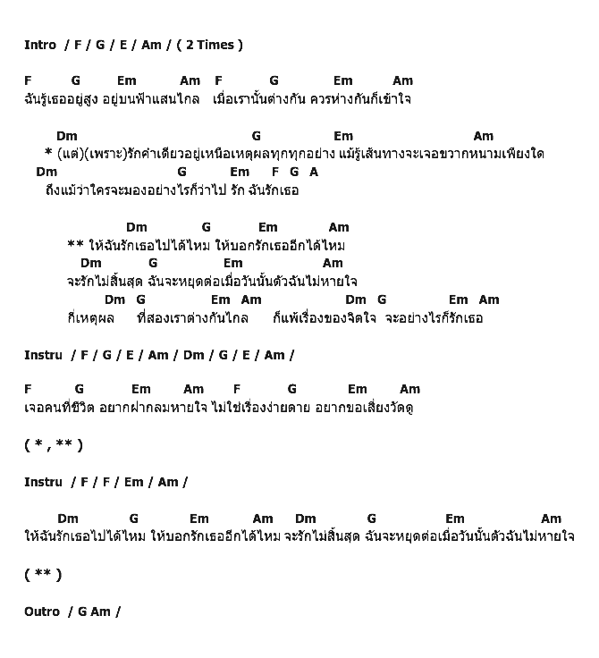 คอร์ดเพลง เนื้อเพลง เหนือเหตุผล, คอร์ดเพลง เหนือเหตุผล ของ ดิว The Star 9, คอร์ดเพลงของ ดิว The Star 9, เนื้อร้อง เหนือเหตุผล ดิว The Star 9, เหนือเหตุผล คอร์ดง่าย ๆ, คอร์ด เหนือเหตุผล ต้นฉบับ
