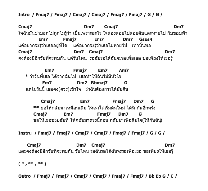 คอร์ดเพลง เนื้อเพลง คืนใจ, คอร์ดเพลง คืนใจ ของ เบน ชลาทิศ, คอร์ดเพลงของ เบน ชลาทิศ, เนื้อร้อง คืนใจ เบน ชลาทิศ, คืนใจ คอร์ดง่าย ๆ, คอร์ด คืนใจ ต้นฉบับ