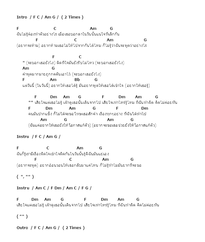 คอร์ดเพลง เนื้อเพลง เสียใจแต่เธอไม่รู้, คอร์ดเพลง เสียใจแต่เธอไม่รู้ ของ ตู่ ภพธร, คอร์ดเพลงของ ตู่ ภพธร, เนื้อร้อง เสียใจแต่เธอไม่รู้ ตู่ ภพธร, เสียใจแต่เธอไม่รู้ คอร์ดง่าย ๆ, คอร์ด เสียใจแต่เธอไม่รู้ ต้นฉบับ