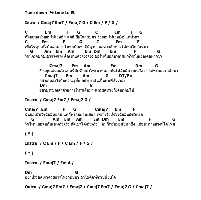 คอร์ดเพลง เนื้อเพลง หยุดเล่นอะไรแบบนี้สักที, คอร์ดเพลง หยุดเล่นอะไรแบบนี้สักที ของ รุจ ศุภรุจ The Star 4, คอร์ดเพลงของ รุจ ศุภรุจ The Star 4, เนื้อร้อง หยุดเล่นอะไรแบบนี้สักที รุจ ศุภรุจ The Star 4, หยุดเล่นอะไรแบบนี้สักที คอร์ดง่าย ๆ, คอร์ด หยุดเล่นอะไรแบบนี้สักที ต้นฉบับ