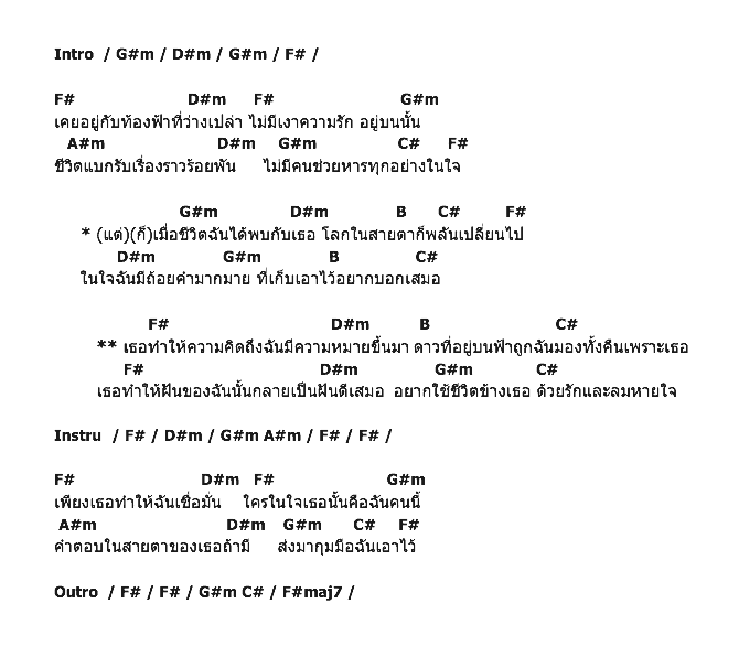 คอร์ดเพลง เนื้อเพลง เธอคือความหมายของความคิดถึง - Ost.สายฟ้ากับสมหวัง, คอร์ดเพลง เธอคือความหมายของความคิดถึง - Ost.สายฟ้ากับสมหวัง ของ เปาวลี พรพิมล, คอร์ดเพลงของ เปาวลี พรพิมล, เนื้อร้อง เธอคือความหมายของความคิดถึง - Ost.สายฟ้ากับสมหวัง เปาวลี พรพิมล, เธอคือความหมายของความคิดถึง - Ost.สายฟ้ากับสมหวัง คอร์ดง่าย ๆ, คอร์ด เธอคือความหมายของความคิดถึง - Ost.สายฟ้ากับสมหวัง ต้นฉบับ