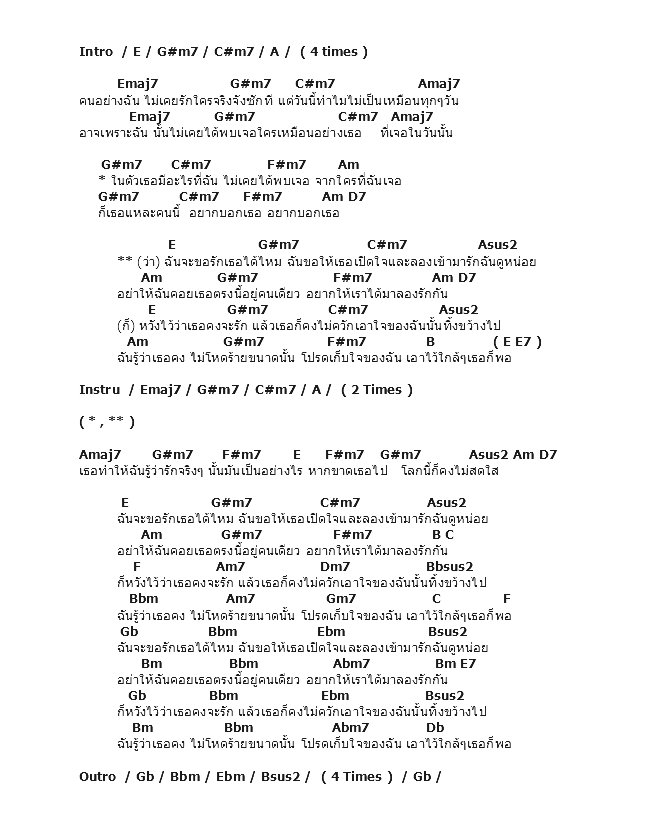 คอร์ดเพลง เนื้อเพลง ขอรักได้ไหม, คอร์ดเพลง ขอรักได้ไหม ของ สราญรมย์แบน, คอร์ดเพลงของ สราญรมย์แบน, เนื้อร้อง ขอรักได้ไหม สราญรมย์แบน, ขอรักได้ไหม คอร์ดง่าย ๆ, คอร์ด ขอรักได้ไหม ต้นฉบับ