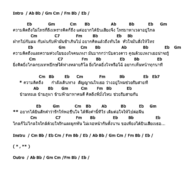 คอร์ดเพลง เนื้อเพลง ความคิดถึงกำลังเดินทาง, คอร์ดเพลง ความคิดถึงกำลังเดินทาง ของ ไมค์ ภิรมย์พร, คอร์ดเพลงของ ไมค์ ภิรมย์พร, เนื้อร้อง ความคิดถึงกำลังเดินทาง ไมค์ ภิรมย์พร, ความคิดถึงกำลังเดินทาง คอร์ดง่าย ๆ, คอร์ด ความคิดถึงกำลังเดินทาง ต้นฉบับ