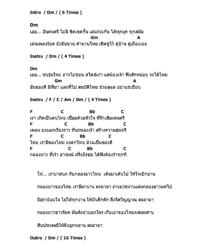คอร์ดเพลง เนื้อเพลง เสภาร็อค, คอร์ดเพลง เสภาร็อค ของ ลิงชัดชัด, คอร์ดเพลงของ ลิงชัดชัด, เนื้อร้อง เสภาร็อค ลิงชัดชัด, เสภาร็อค คอร์ดง่าย ๆ, คอร์ด เสภาร็อค ต้นฉบับ