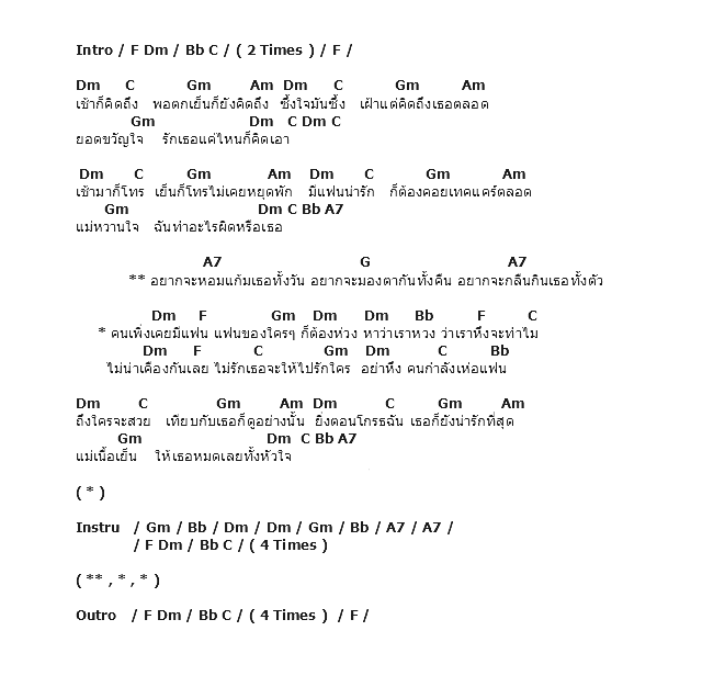 คอร์ดเพลง เนื้อเพลง คนรักแฟน, คอร์ดเพลง คนรักแฟน ของ พลพล, คอร์ดเพลงของ พลพล, เนื้อร้อง คนรักแฟน พลพล, คนรักแฟน คอร์ดง่าย ๆ, คอร์ด คนรักแฟน ต้นฉบับ