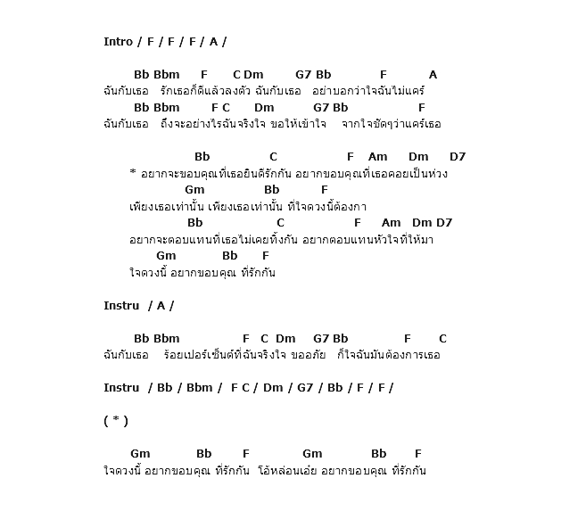 คอร์ดเพลง เนื้อเพลง ฉันกับเธอ, คอร์ดเพลง ฉันกับเธอ ของ แมว จิระศักดิ์, คอร์ดเพลงของ แมว จิระศักดิ์, เนื้อร้อง ฉันกับเธอ แมว จิระศักดิ์, ฉันกับเธอ คอร์ดง่าย ๆ, คอร์ด ฉันกับเธอ ต้นฉบับ
