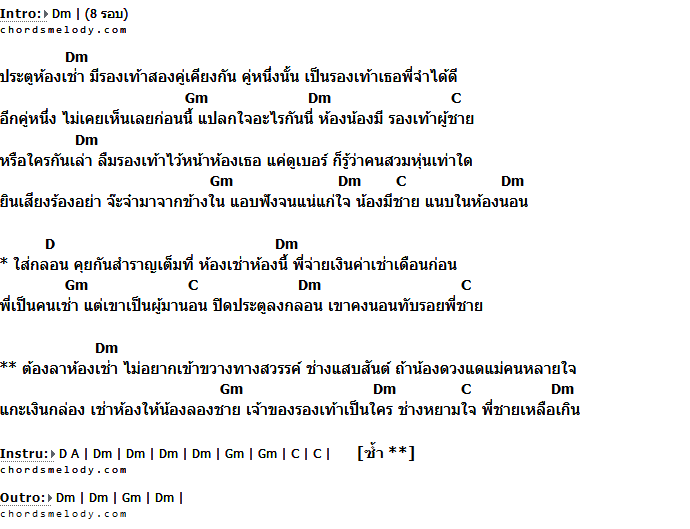 คอร์ดเพลง เนื้อเพลง รองเท้าหน้าห้อง, คอร์ดเพลง รองเท้าหน้าห้อง ของ สายัณห์ นิรันดร, คอร์ดเพลงของ สายัณห์ นิรันดร, เนื้อร้อง รองเท้าหน้าห้อง สายัณห์ นิรันดร, รองเท้าหน้าห้อง คอร์ดง่าย ๆ, คอร์ด รองเท้าหน้าห้อง ต้นฉบับ