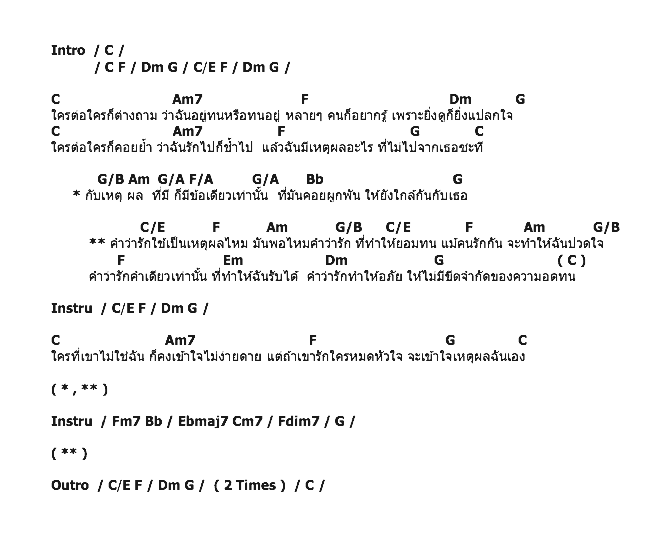 คอร์ดเพลง เนื้อเพลง ใช้เป็นเหตุผลได้ไหม, คอร์ดเพลง ใช้เป็นเหตุผลได้ไหม ของ พั้นช์, คอร์ดเพลงของ พั้นช์, เนื้อร้อง ใช้เป็นเหตุผลได้ไหม พั้นช์, ใช้เป็นเหตุผลได้ไหม คอร์ดง่าย ๆ, คอร์ด ใช้เป็นเหตุผลได้ไหม ต้นฉบับ