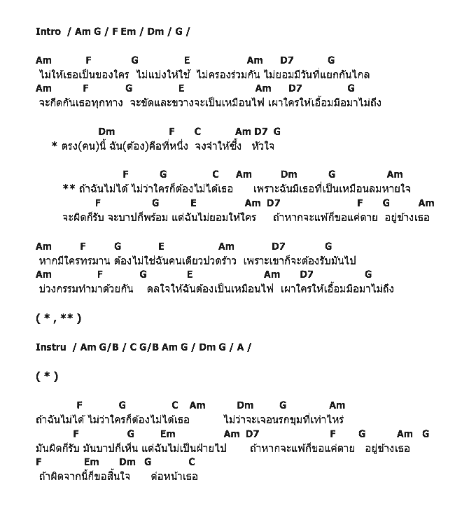 คอร์ดเพลง เนื้อเพลง ฉันไม่ได้ใครก็ต้องไม่ได้ - Ost.บ่วงบาป, คอร์ดเพลง ฉันไม่ได้ใครก็ต้องไม่ได้ - Ost.บ่วงบาป ของ ปาน ธนพร, คอร์ดเพลงของ ปาน ธนพร, เนื้อร้อง ฉันไม่ได้ใครก็ต้องไม่ได้ - Ost.บ่วงบาป ปาน ธนพร, ฉันไม่ได้ใครก็ต้องไม่ได้ - Ost.บ่วงบาป คอร์ดง่าย ๆ, คอร์ด ฉันไม่ได้ใครก็ต้องไม่ได้ - Ost.บ่วงบาป ต้นฉบับ