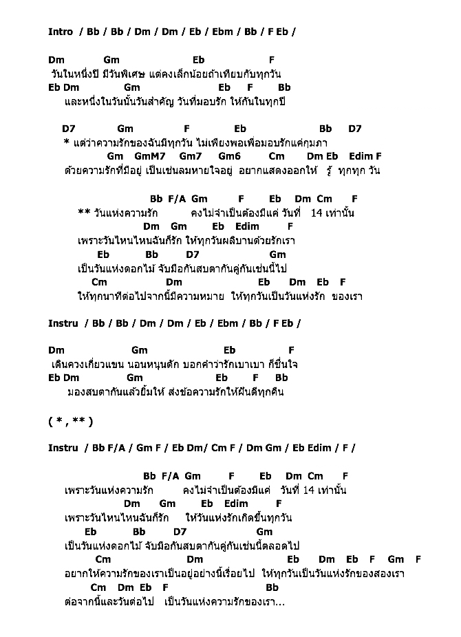 คอร์ดเพลง เนื้อเพลง วันแห่งความรัก, คอร์ดเพลง วันแห่งความรัก ของ รวมศิลปิน Najo, คอร์ดเพลงของ รวมศิลปิน Najo, เนื้อร้อง วันแห่งความรัก รวมศิลปิน Najo, วันแห่งความรัก คอร์ดง่าย ๆ, คอร์ด วันแห่งความรัก ต้นฉบับ