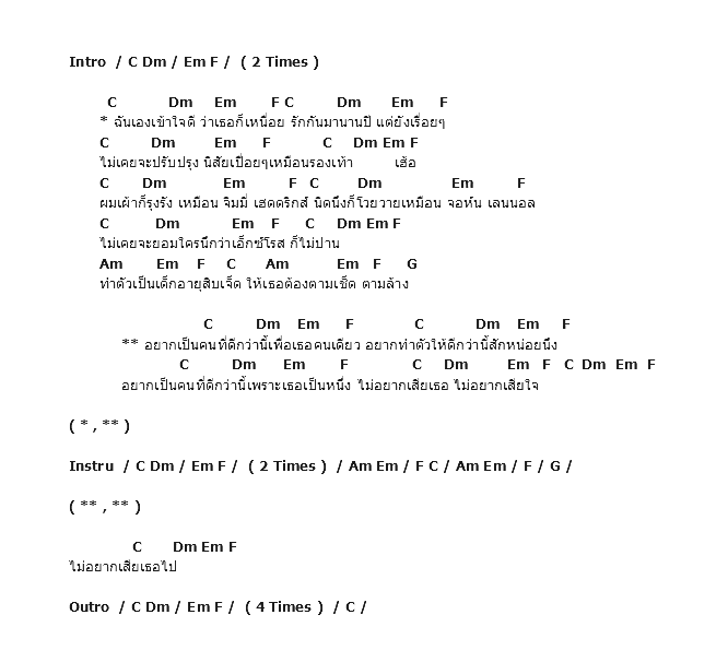คอร์ดเพลง เนื้อเพลง เพื่อเธอคนเดียว, คอร์ดเพลง เพื่อเธอคนเดียว ของ เสก Loso, คอร์ดเพลงของ เสก Loso, เนื้อร้อง เพื่อเธอคนเดียว เสก Loso, เพื่อเธอคนเดียว คอร์ดง่าย ๆ, คอร์ด เพื่อเธอคนเดียว ต้นฉบับ