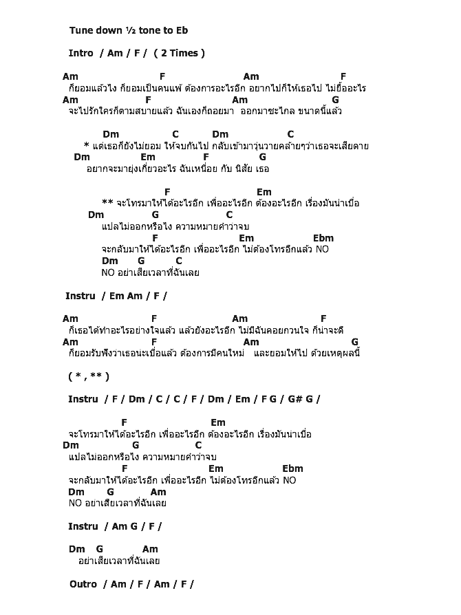 คอร์ดเพลง เนื้อเพลง อะไรอีก, คอร์ดเพลง อะไรอีก ของ เอ็ม อรรถพล, คอร์ดเพลงของ เอ็ม อรรถพล, เนื้อร้อง อะไรอีก เอ็ม อรรถพล, อะไรอีก คอร์ดง่าย ๆ, คอร์ด อะไรอีก ต้นฉบับ
