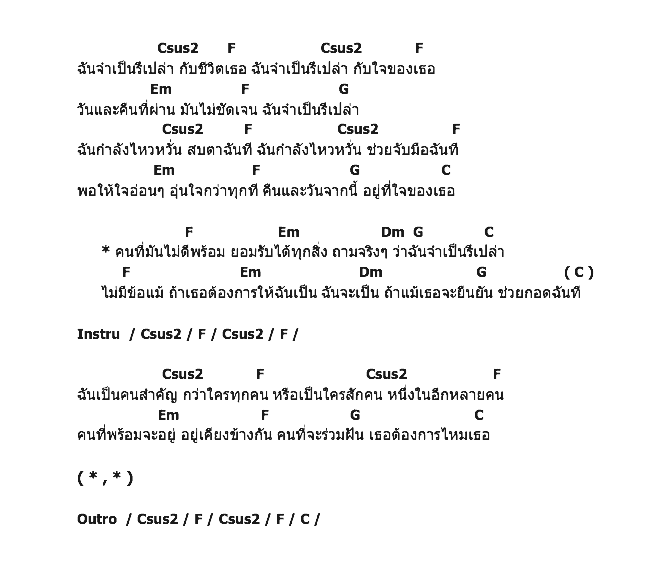คอร์ดเพลง เนื้อเพลง ฉันจำเป็นหรือเปล่า, คอร์ดเพลง ฉันจำเป็นหรือเปล่า ของ เอิร์ท บารมี Af 9, คอร์ดเพลงของ เอิร์ท บารมี Af 9, เนื้อร้อง ฉันจำเป็นหรือเปล่า เอิร์ท บารมี Af 9, ฉันจำเป็นหรือเปล่า คอร์ดง่าย ๆ, คอร์ด ฉันจำเป็นหรือเปล่า ต้นฉบับ