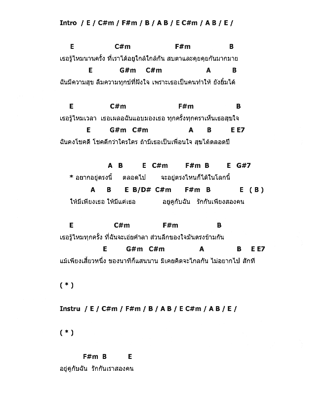 คอร์ดเพลง เนื้อเพลง อยากอยู่ตรงนี้ตลอดไป, คอร์ดเพลง อยากอยู่ตรงนี้ตลอดไป ของ เอ๊กซ์ อาร์สยาม, คอร์ดเพลงของ เอ๊กซ์ อาร์สยาม, เนื้อร้อง อยากอยู่ตรงนี้ตลอดไป เอ๊กซ์ อาร์สยาม, อยากอยู่ตรงนี้ตลอดไป คอร์ดง่าย ๆ, คอร์ด อยากอยู่ตรงนี้ตลอดไป ต้นฉบับ