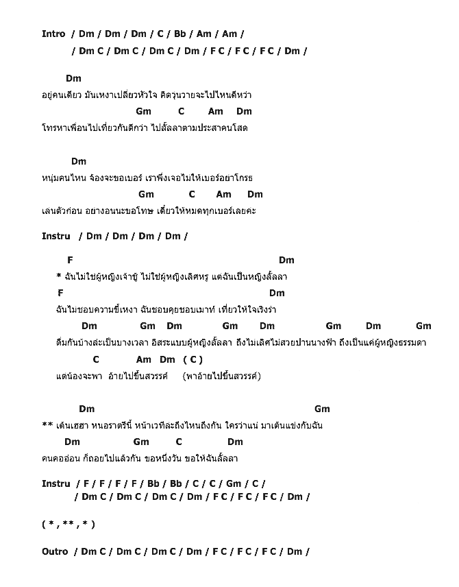 คอร์ดเพลง เนื้อเพลง หญิงลั้ลลา, คอร์ดเพลง หญิงลั้ลลา ของ หญิงลี ศรีจุมพล, คอร์ดเพลงของ หญิงลี ศรีจุมพล, เนื้อร้อง หญิงลั้ลลา หญิงลี ศรีจุมพล, หญิงลั้ลลา คอร์ดง่าย ๆ, คอร์ด หญิงลั้ลลา ต้นฉบับ