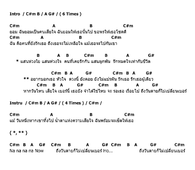คอร์ดเพลง เนื้อเพลง ถึงวันตายไม่เปลี่ยนเบอร์, คอร์ดเพลง ถึงวันตายไม่เปลี่ยนเบอร์ ของ เอฟเอ็ม สุรศักดิ์, คอร์ดเพลงของ เอฟเอ็ม สุรศักดิ์, เนื้อร้อง ถึงวันตายไม่เปลี่ยนเบอร์ เอฟเอ็ม สุรศักดิ์, ถึงวันตายไม่เปลี่ยนเบอร์ คอร์ดง่าย ๆ, คอร์ด ถึงวันตายไม่เปลี่ยนเบอร์ ต้นฉบับ