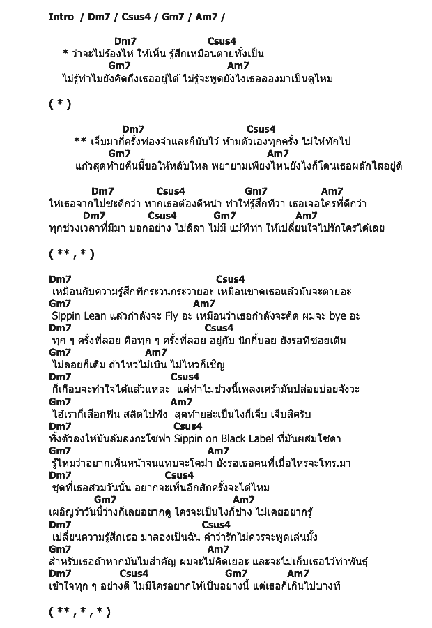คอร์ดเพลง เนื้อเพลง ว่าละ, คอร์ดเพลง ว่าละ ของ Dm Thaiblood, คอร์ดเพลงของ Dm Thaiblood, เนื้อร้อง ว่าละ Dm Thaiblood, ว่าละ คอร์ดง่าย ๆ, คอร์ด ว่าละ ต้นฉบับ