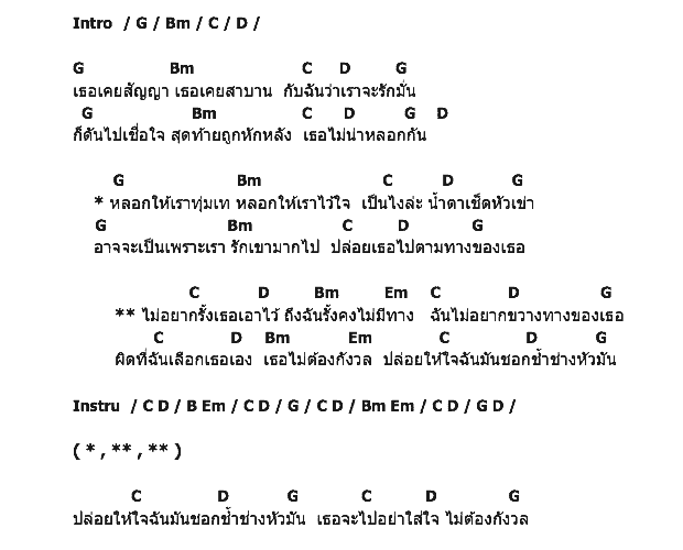คอร์ดเพลง เนื้อเพลง ไม่ขวางทางเธอ, คอร์ดเพลง ไม่ขวางทางเธอ ของ ไก่ จำเริญ, คอร์ดเพลงของ ไก่ จำเริญ, เนื้อร้อง ไม่ขวางทางเธอ ไก่ จำเริญ, ไม่ขวางทางเธอ คอร์ดง่าย ๆ, คอร์ด ไม่ขวางทางเธอ ต้นฉบับ