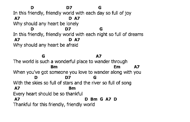 คอร์ดเพลง เนื้อเพลง Friendly, คอร์ดเพลง Friendly ของ Ray Charles, คอร์ดเพลงของ Ray Charles, เนื้อร้อง Friendly Ray Charles, Friendly คอร์ดง่าย ๆ, คอร์ด Friendly ต้นฉบับ