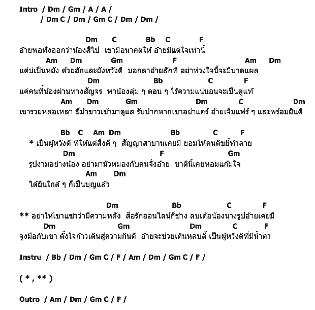 คอร์ดเพลง เนื้อเพลง น้ำตาผู้หวังดี, คอร์ดเพลง น้ำตาผู้หวังดี ของ อ๊อฟ ธนาธร, คอร์ดเพลงของ อ๊อฟ ธนาธร, เนื้อร้อง น้ำตาผู้หวังดี อ๊อฟ ธนาธร, น้ำตาผู้หวังดี คอร์ดง่าย ๆ, คอร์ด น้ำตาผู้หวังดี ต้นฉบับ