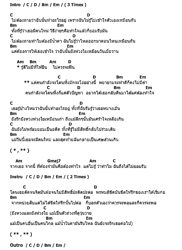คอร์ดเพลง เนื้อเพลง คนกำลังจะโดนทิ้ง, คอร์ดเพลง คนกำลังจะโดนทิ้ง ของ Mouth To Mouth Feat.Thinneken, คอร์ดเพลงของ Mouth To Mouth Feat.Thinneken, เนื้อร้อง คนกำลังจะโดนทิ้ง Mouth To Mouth Feat.Thinneken, คนกำลังจะโดนทิ้ง คอร์ดง่าย ๆ, คอร์ด คนกำลังจะโดนทิ้ง ต้นฉบับ