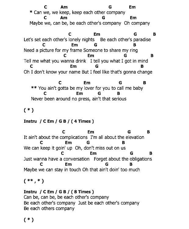 คอร์ดเพลง เนื้อเพลง Company, คอร์ดเพลง Company ของ JUSTIN BIEBER, คอร์ดเพลงของ JUSTIN BIEBER, เนื้อร้อง Company JUSTIN BIEBER, Company คอร์ดง่าย ๆ, คอร์ด Company ต้นฉบับ