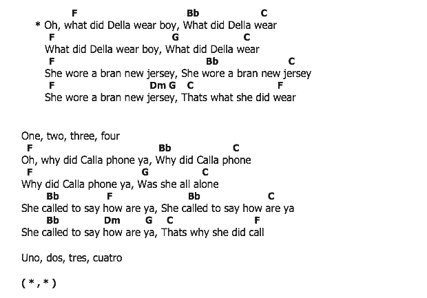 คอร์ดเพลง เนื้อเพลง Delaware, คอร์ดเพลง Delaware ของ Perry Como, คอร์ดเพลงของ Perry Como, เนื้อร้อง Delaware Perry Como, Delaware คอร์ดง่าย ๆ, คอร์ด Delaware ต้นฉบับ