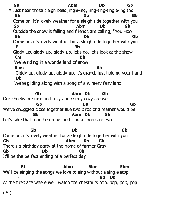 คอร์ดเพลง เนื้อเพลง Sleigh Ride, คอร์ดเพลง Sleigh Ride ของ Johnny Mathis, คอร์ดเพลงของ Johnny Mathis, เนื้อร้อง Sleigh Ride Johnny Mathis, Sleigh Ride คอร์ดง่าย ๆ, คอร์ด Sleigh Ride ต้นฉบับ