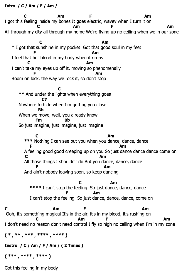คอร์ดเพลง เนื้อเพลง Can't Stop the Feeling, คอร์ดเพลง Can't Stop the Feeling ของ Justin Timberlake, คอร์ดเพลงของ Justin Timberlake, เนื้อร้อง Can't Stop the Feeling Justin Timberlake, Can't Stop the Feeling คอร์ดง่าย ๆ, คอร์ด Can't Stop the Feeling ต้นฉบับ