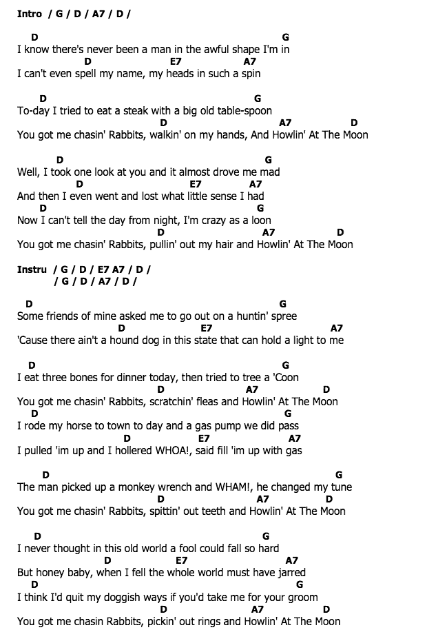 คอร์ดเพลง เนื้อเพลง At The Moon, คอร์ดเพลง At The Moon ของ Hank Williams, คอร์ดเพลงของ Hank Williams, เนื้อร้อง At The Moon Hank Williams, At The Moon คอร์ดง่าย ๆ, คอร์ด At The Moon ต้นฉบับ