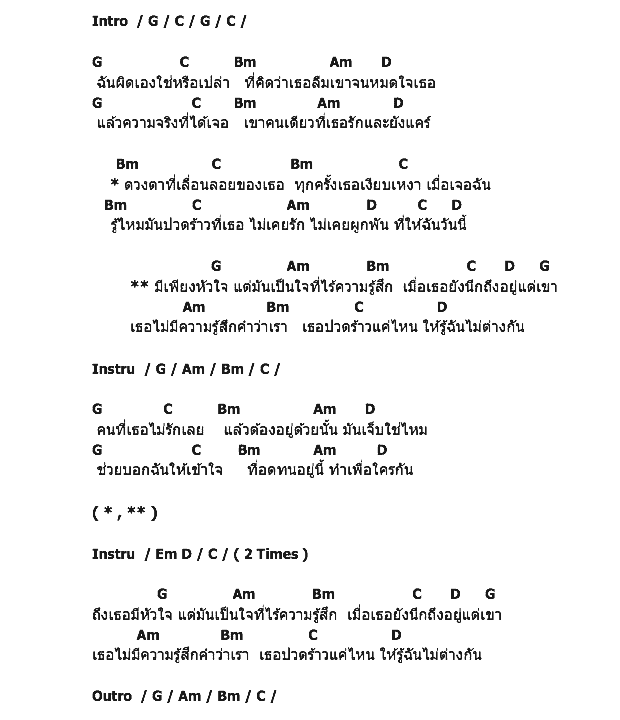 คอร์ดเพลง เนื้อเพลง มีหัวใจ (แต่ไร้ความรู้สึก), คอร์ดเพลง มีหัวใจ (แต่ไร้ความรู้สึก) ของ Am Fine, คอร์ดเพลงของ Am Fine, เนื้อร้อง มีหัวใจ (แต่ไร้ความรู้สึก) Am Fine, มีหัวใจ (แต่ไร้ความรู้สึก) คอร์ดง่าย ๆ, คอร์ด มีหัวใจ (แต่ไร้ความรู้สึก) ต้นฉบับ