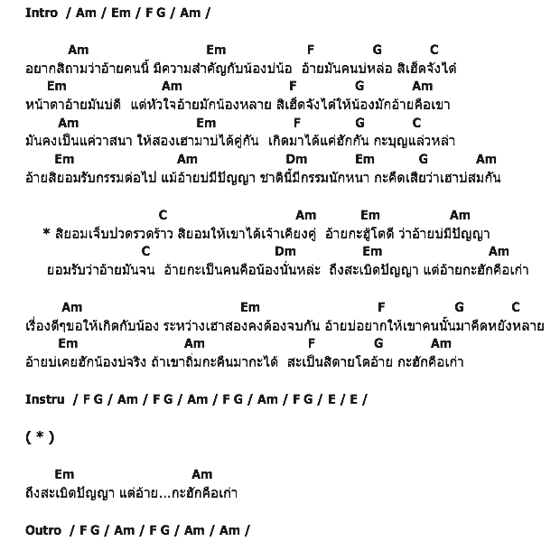 คอร์ดเพลง เนื้อเพลง กะฮักคือเก่า, คอร์ดเพลง กะฮักคือเก่า ของ บิ๊กไบค์ สายลำ, คอร์ดเพลงของ บิ๊กไบค์ สายลำ, เนื้อร้อง กะฮักคือเก่า บิ๊กไบค์ สายลำ, กะฮักคือเก่า คอร์ดง่าย ๆ, คอร์ด กะฮักคือเก่า ต้นฉบับ