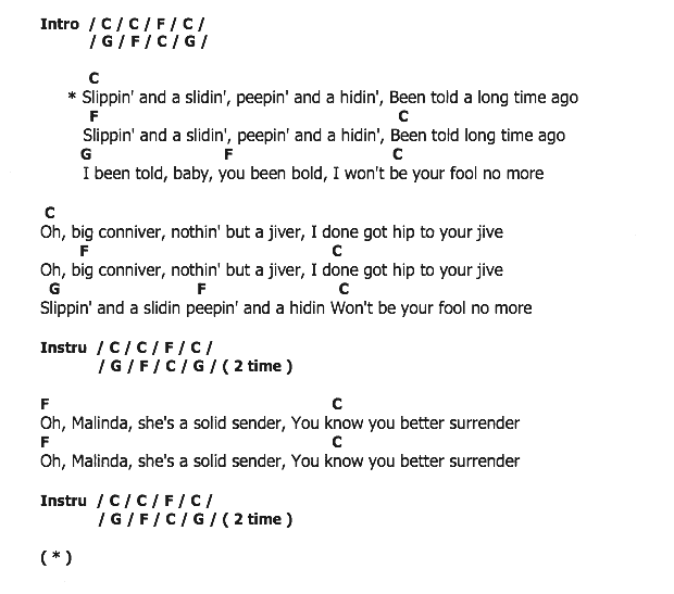 คอร์ดเพลง เนื้อเพลง Slippin' And Slidin', คอร์ดเพลง Slippin' And Slidin' ของ Little Richard, คอร์ดเพลงของ Little Richard, เนื้อร้อง Slippin' And Slidin' Little Richard, Slippin' And Slidin' คอร์ดง่าย ๆ, คอร์ด Slippin' And Slidin' ต้นฉบับ