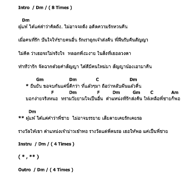 คอร์ดเพลง เนื้อเพลง รักแท้แค่พี่ชาย, คอร์ดเพลง รักแท้แค่พี่ชาย ของ สายัณห์ นิรันดร, คอร์ดเพลงของ สายัณห์ นิรันดร, เนื้อร้อง รักแท้แค่พี่ชาย สายัณห์ นิรันดร, รักแท้แค่พี่ชาย คอร์ดง่าย ๆ, คอร์ด รักแท้แค่พี่ชาย ต้นฉบับ