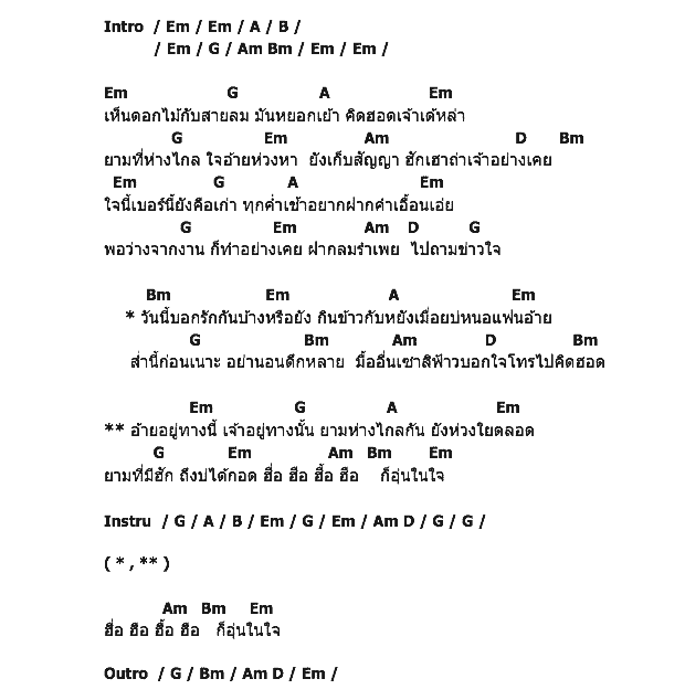 คอร์ดเพลง เนื้อเพลง โทรมาคิดฮอด, คอร์ดเพลง โทรมาคิดฮอด ของ ไผ่ พงศธร, คอร์ดเพลงของ ไผ่ พงศธร, เนื้อร้อง โทรมาคิดฮอด ไผ่ พงศธร, โทรมาคิดฮอด คอร์ดง่าย ๆ, คอร์ด โทรมาคิดฮอด ต้นฉบับ