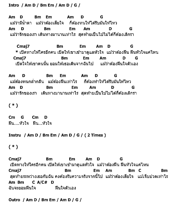 คอร์ดเพลง เนื้อเพลง ฝืนใจ, คอร์ดเพลง ฝืนใจ ของ จั้ม Colorpitch, คอร์ดเพลงของ จั้ม Colorpitch, เนื้อร้อง ฝืนใจ จั้ม Colorpitch, ฝืนใจ คอร์ดง่าย ๆ, คอร์ด ฝืนใจ ต้นฉบับ