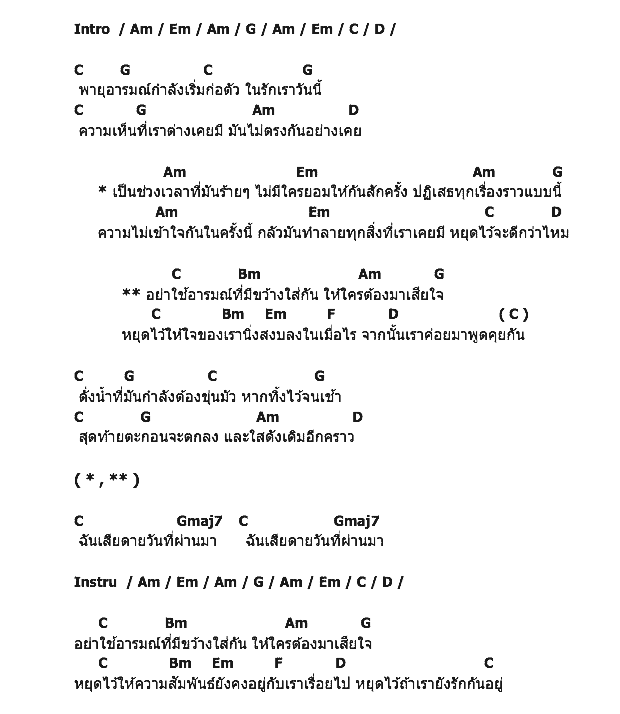 คอร์ดเพลง เนื้อเพลง พายุอารมณ์, คอร์ดเพลง พายุอารมณ์ ของ Zeal, คอร์ดเพลงของ Zeal, เนื้อร้อง พายุอารมณ์ Zeal, พายุอารมณ์ คอร์ดง่าย ๆ, คอร์ด พายุอารมณ์ ต้นฉบับ