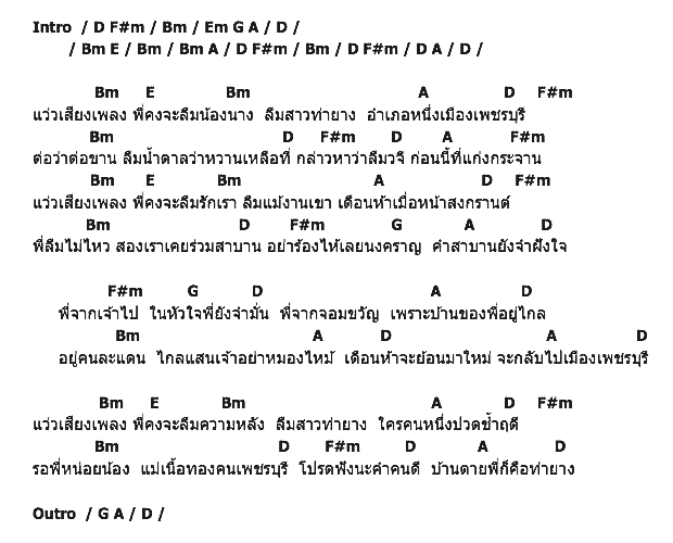 คอร์ดเพลง เนื้อเพลง ไม่ลืมท่ายาง, คอร์ดเพลง ไม่ลืมท่ายาง ของ พนมไพร ลูกเพชร, คอร์ดเพลงของ พนมไพร ลูกเพชร, เนื้อร้อง ไม่ลืมท่ายาง พนมไพร ลูกเพชร, ไม่ลืมท่ายาง คอร์ดง่าย ๆ, คอร์ด ไม่ลืมท่ายาง ต้นฉบับ