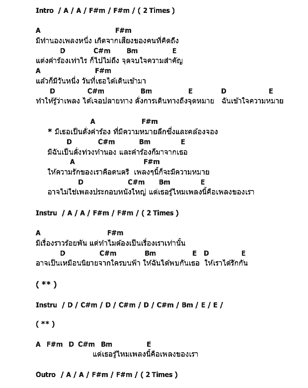 คอร์ดเพลง เนื้อเพลง เพลงของเรา (Song of us), คอร์ดเพลง เพลงของเรา (Song of us) ของ STICKWITHFRIENDS, คอร์ดเพลงของ STICKWITHFRIENDS, เนื้อร้อง เพลงของเรา (Song of us) STICKWITHFRIENDS, เพลงของเรา (Song of us) คอร์ดง่าย ๆ, คอร์ด เพลงของเรา (Song of us) ต้นฉบับ