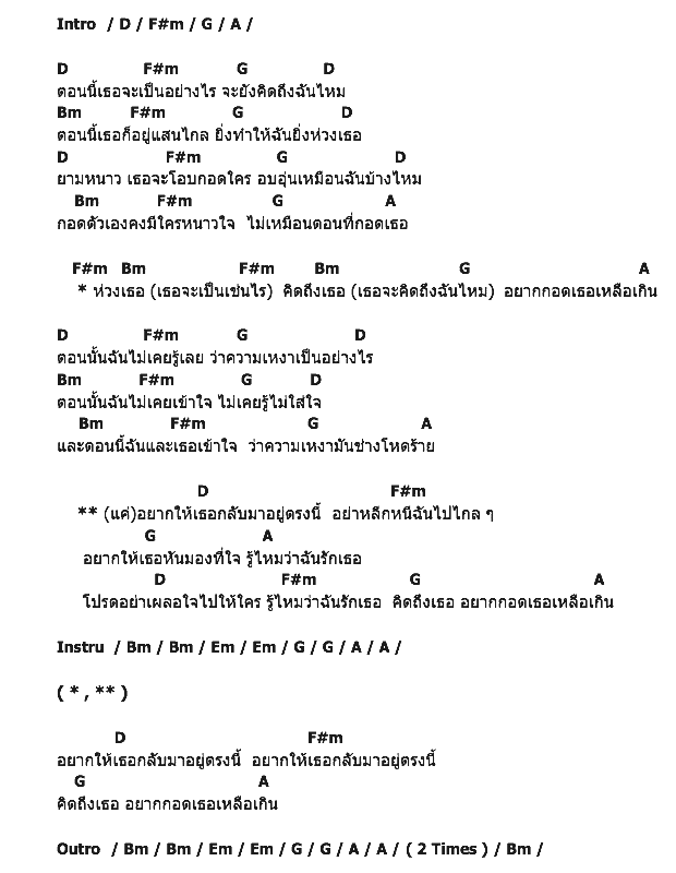 คอร์ดเพลง เนื้อเพลง อยากกอด, คอร์ดเพลง อยากกอด ของ Sun Dog, คอร์ดเพลงของ Sun Dog, เนื้อร้อง อยากกอด Sun Dog, อยากกอด คอร์ดง่าย ๆ, คอร์ด อยากกอด ต้นฉบับ