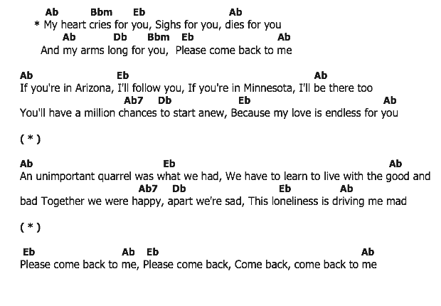 คอร์ดเพลง เนื้อเพลง My Heart Cries For You, คอร์ดเพลง My Heart Cries For You ของ Guy Mitchell, คอร์ดเพลงของ Guy Mitchell, เนื้อร้อง My Heart Cries For You Guy Mitchell, My Heart Cries For You คอร์ดง่าย ๆ, คอร์ด My Heart Cries For You ต้นฉบับ