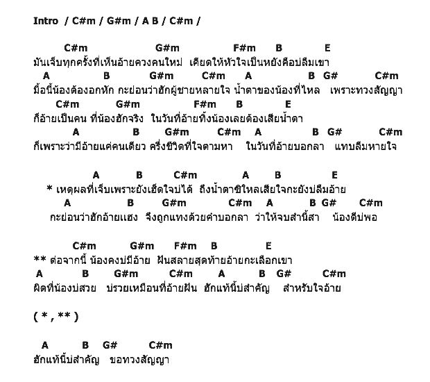 คอร์ดเพลง เนื้อเพลง ทวงสัญญา, คอร์ดเพลง ทวงสัญญา ของ นุช ประทุมทอง นิลวัน, คอร์ดเพลงของ นุช ประทุมทอง นิลวัน, เนื้อร้อง ทวงสัญญา นุช ประทุมทอง นิลวัน, ทวงสัญญา คอร์ดง่าย ๆ, คอร์ด ทวงสัญญา ต้นฉบับ