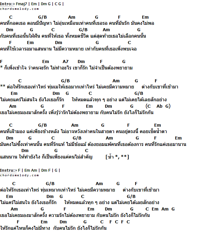 คอร์ดเพลง เนื้อเพลง ความรักไม่ต้องพยายาม, คอร์ดเพลง ความรักไม่ต้องพยายาม ของ มะตูม, คอร์ดเพลงของ มะตูม, เนื้อร้อง ความรักไม่ต้องพยายาม มะตูม, ความรักไม่ต้องพยายาม คอร์ดง่าย ๆ, คอร์ด ความรักไม่ต้องพยายาม ต้นฉบับ