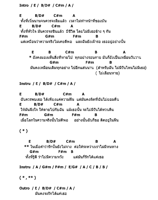 คอร์ดเพลง เนื้อเพลง มองเห็นสิ่งที่หายไป, คอร์ดเพลง มองเห็นสิ่งที่หายไป ของ Sixth Element, คอร์ดเพลงของ Sixth Element, เนื้อร้อง มองเห็นสิ่งที่หายไป Sixth Element, มองเห็นสิ่งที่หายไป คอร์ดง่าย ๆ, คอร์ด มองเห็นสิ่งที่หายไป ต้นฉบับ