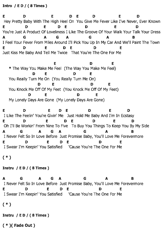 คอร์ดเพลง เนื้อเพลง The way you make me feel, คอร์ดเพลง The way you make me feel ของ MICHAEL JACKSON, คอร์ดเพลงของ MICHAEL JACKSON, เนื้อร้อง The way you make me feel MICHAEL JACKSON, The way you make me feel คอร์ดง่าย ๆ, คอร์ด The way you make me feel ต้นฉบับ